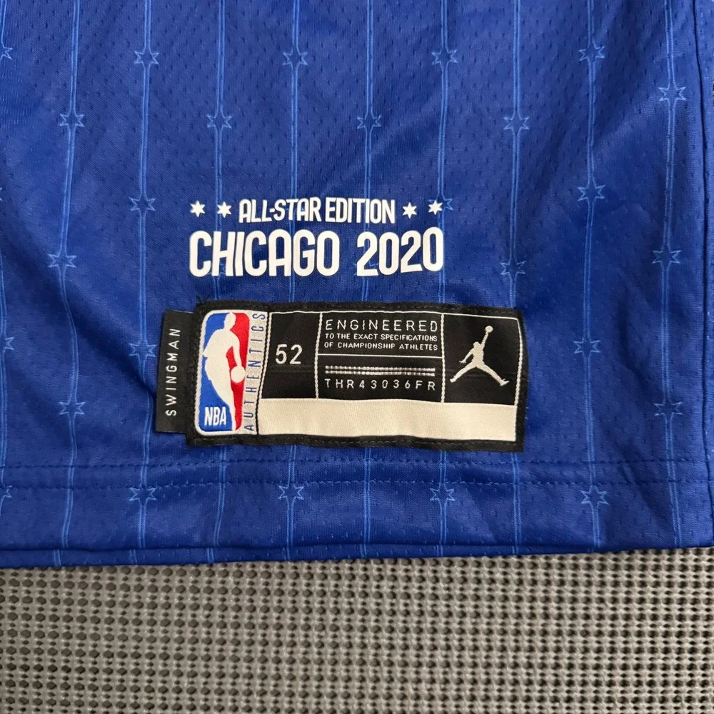Jordan Nikola Jokic 15 2020 NBA All-Star Chicago Blue Swingman XL NWT